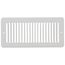 10" x 4" (Wall Opening Size) Toe-Space Grille (White)