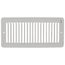 10" x 4" (Wall Opening Size) Toe-Space Grille (White)