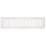 12" x 2" (Wall Opening Size) Toe-Space Grille (White)