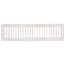 12" x 2" (Wall Opening Size) Toe-Space Grille (White)