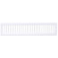 14" x 2" (Wall Opening Size) Toe-Space Grille (White)