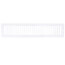 14" x 2" (Wall Opening Size) Toe-Space Grille (White)