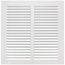 10" x 10" (Wall Opening Size) Sidewall/Ceiling Return Air Grille (White)