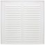 10" x 10" (Wall Opening Size) Sidewall/Ceiling Return Air Grille (White)