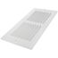 10" x 4" (Wall Opening Size) Sidewall/Ceiling Return Air Grille (White)
