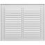 10" x 8" (Wall Opening Size) Sidewall/Ceiling Return Air Grille (White)