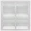 12" x 12" (Wall Opening Size) Sidewall/Ceiling Return Air Grille (White)
