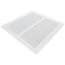 12" x 12" (Wall Opening Size) Sidewall/Ceiling Return Air Grille (White)