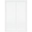 12" x 18" (Wall Opening Size) Sidewall/Ceiling Return Air Grille w/ 1/2" Fin Spacing (White)