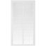 12" x 24" (Wall Opening Size) Sidewall/Ceiling Return Air Grille (White)