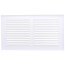 12" x 6" (Wall Opening Size) Sidewall/Ceiling Return Air Grille 1/2" (White)