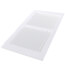 12" x 6" (Wall Opening Size) Sidewall/Ceiling Return Air Grille 1/2" (White)