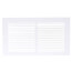 12" x 6" (Wall Opening Size) Sidewall/Ceiling Return Air Grille 1/2" (White)