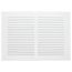 12" x 8" (Wall Opening Size) Sidewall/Ceiling Return Air Grille (White)