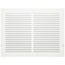 14" x 10" (Wall Opening Size) Sidewall/Ceiling Return Air Grille (White)