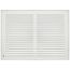 14" x 10" (Wall Opening Size) Sidewall/Ceiling Return Air Grille (White)