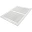 14" x 10" (Wall Opening Size) Sidewall/Ceiling Return Air Grille (White)