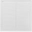 14" x 14" (Wall Opening Size) Sidewall/Ceiling Return Air Grille (White)