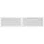 14" x 30" (Wall Opening Size) Sidewall/Ceiling Return Air Grille w/ 1/2" Fin Spacing (White)
