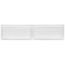 14" x 30" (Wall Opening Size) Sidewall/Ceiling Return Air Grille w/ 1/2" Fin Spacing (White)