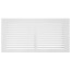14" x 6" (Wall Opening Size) Sidewall/Ceiling Return Air Grille 1/2" (White)
