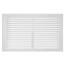 14" x 8" (Wall Opening Size) Sidewall/Ceiling Return Air Grille 1/2" (White)