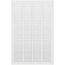 16" x 25" (Wall Opening Size) Sidewall/Ceiling Return Air Grille w/ 1/2" Fin Spacing (White)
