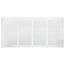 24" x 10" (Wall Opening Size) Sidewall/Ceiling Return Air Grille (White)