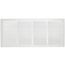 24" x 10" (Wall Opening Size) Sidewall/Ceiling Return Air Grille (White)