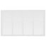 24" x 14" (Wall Opening Size) Sidewall/Ceiling Return Air Grille (White)
