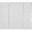 24" x 20" (Wall Opening Size) Sidewall/Ceiling Return Air Grille (White)