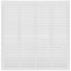 24" x 24" (Wall Opening Size) Sidewall/Ceiling Return Air Grille w/ 1/2" Fin Spacing (White)