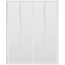 24" x 30" (Wall Opening Size) Sidewall/Ceiling Return Air Grille w/ 1/2" Fin Spacing (White)