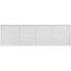 24" x 6" (Wall Opening Size) Sidewall/Ceiling Return Air Grille (White)