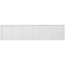 30" x 6" (Wall Opening Size) Sidewall/Ceiling Return Air Grille (White)