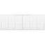 36" x 12" (Wall Opening Size) Sidewall/Ceiling Return Air Grille (White)