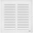 8" x 8" (Wall Opening Size) Sidewall/Ceiling Return Air Grille (White)