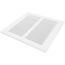 8" x 8" (Wall Opening Size) Sidewall/Ceiling Return Air Grille (White)