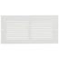 10" x 4" (Wall Opening Size) Return Air Grille, 1/3" (White)