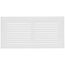 10" x 4" (Wall Opening Size) Return Air Grille, 1/3" (White)