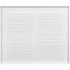 10" x 8" (Wall Opening Size) Return Air Grille, 1/3" (White)