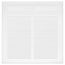 12" x 12" (Wall Opening Size) Return Air Grille, 1/3" (White)