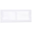 12" x 4" (Wall Opening Size) Return Air Grille, 1/3" (White)