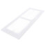 12" x 4" (Wall Opening Size) Return Air Grille, 1/3" (White)