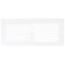 12" x 4" (Wall Opening Size) Return Air Grille, 1/3" (White)