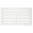 12" x 6" (Wall Opening Size) Return Air Grille, 1/3" (White)