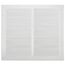 14" x 12" (Wall Opening Size) Return Air Grille, 1/3" (White)