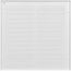 14" x 14" (Wall Opening Size) Return Air Grille, 1/3" (White)