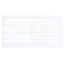 14" x 6" (Wall Opening Size) Return Air Grille, 1/3" (White)