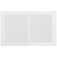 14" x 8" (Wall Opening Size) Return Air Grille, 1/3" (White)